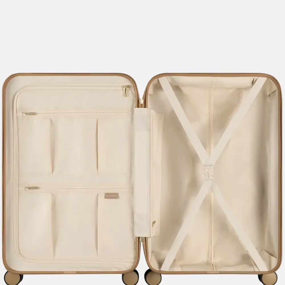 Reiskoffers^Suitsuit Fusion reiskoffer 66 cm iced coffee