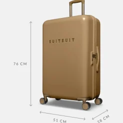 Reiskoffers^Suitsuit Fusion reiskoffer 76 cm iced coffee