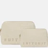 Toilettassen^Suitsuit Fusion toilettas raw cotton