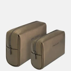 Toilettassen | Beautycases^Suitsuit Starlight toilettas set van 2 anthique bronze
