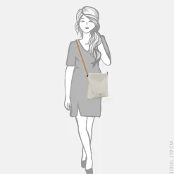 Crossbody Tassen^Suri Frey Kimberly crossbody tas ecru