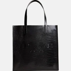Shoppers^Ted Baker Croccon shopper L black