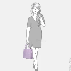 Shoppers^Ted Baker Croccon shopper S lilac
