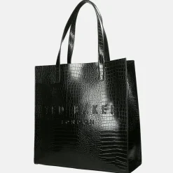 Shoppers^Ted Baker Croccon shopper L black