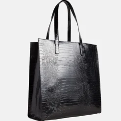 Shoppers^Ted Baker Croccon shopper L black