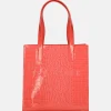 Shoppers^Ted Baker Reptcon shopper S coral