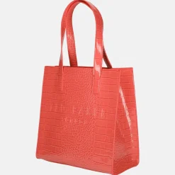 Shoppers^Ted Baker Reptcon shopper S coral