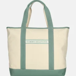 Shoppers^Tommy Hilfiger canvas tote shopper green
