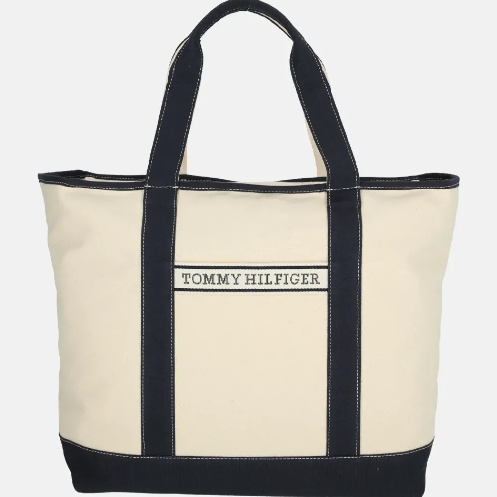 Shoppers^Tommy Hilfiger canvas tote shopper blue