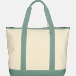Shoppers^Tommy Hilfiger canvas tote shopper green