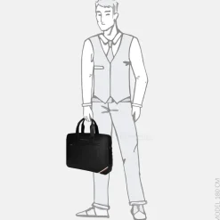 Heren Laptoptassen^Tommy Hilfiger Central Slim laptoptas 13 inch black