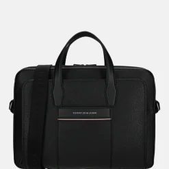 Heren Laptoptassen^Tommy Hilfiger Corp slim computer bag laptoptas black