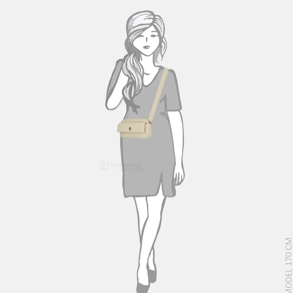 Crossbody Tassen^Tommy Hilfiger Distinct crossbody tas classic beige