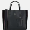 Handtassen^Tommy Hilfiger Distinct Satchel Corp handtas blue