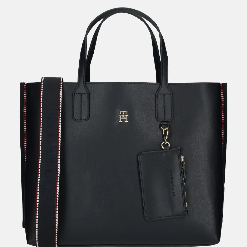 Handtassen^Tommy Hilfiger Distinct Satchel Corp handtas blue