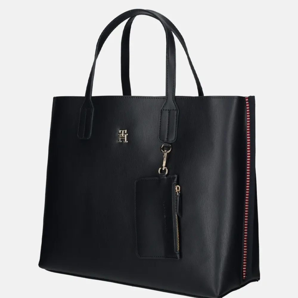 Handtassen^Tommy Hilfiger Distinct Satchel Corp handtas blue