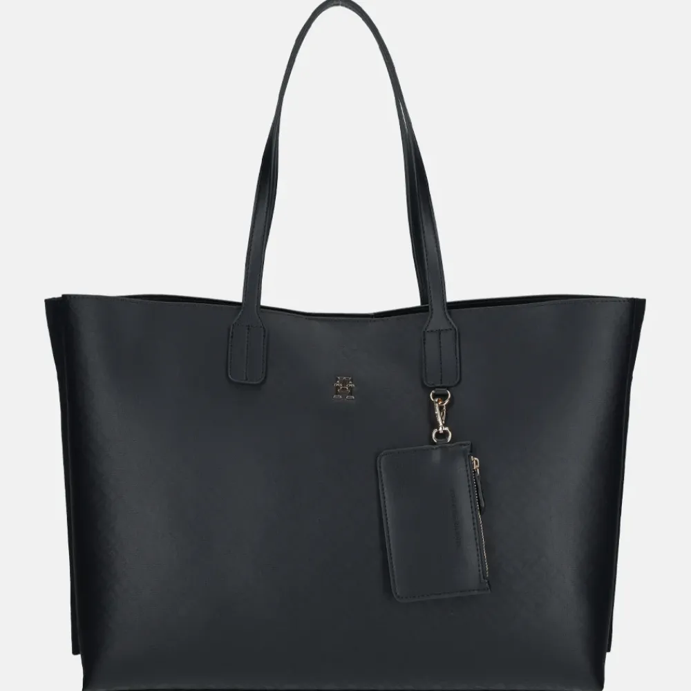 Shoppers^Tommy Hilfiger Distinct tote mono shopper L blue