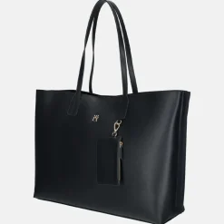 Shoppers^Tommy Hilfiger Distinct tote mono shopper L blue