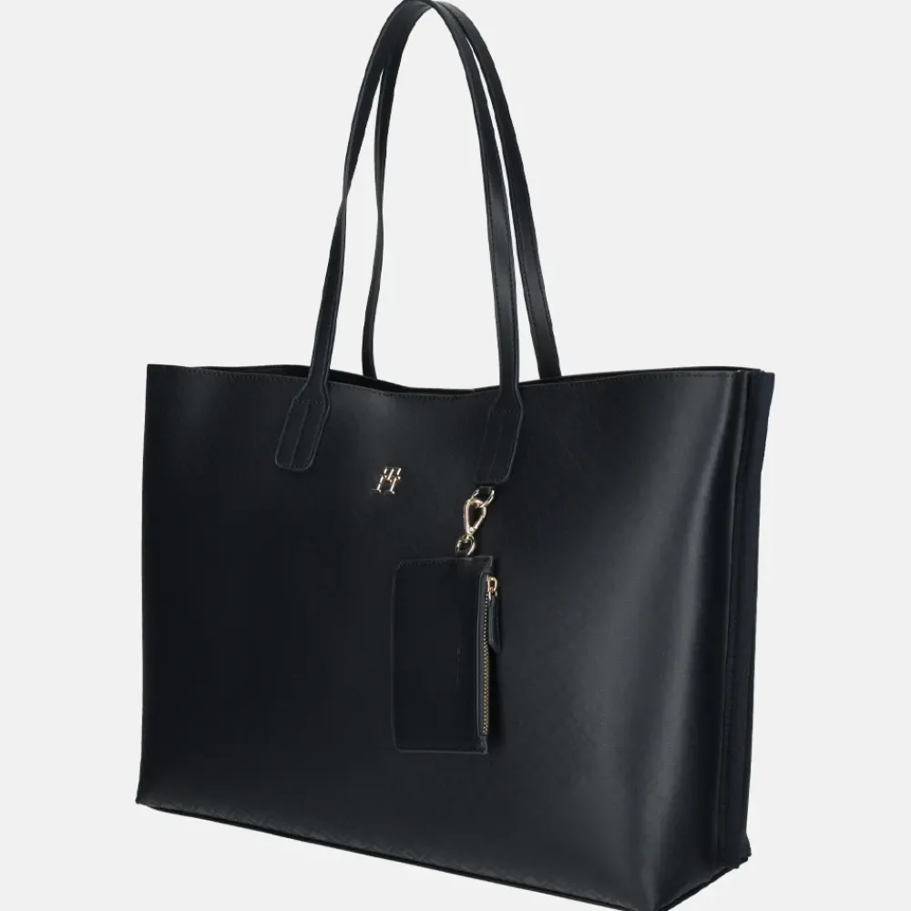 Shoppers^Tommy Hilfiger Distinct tote mono shopper L blue