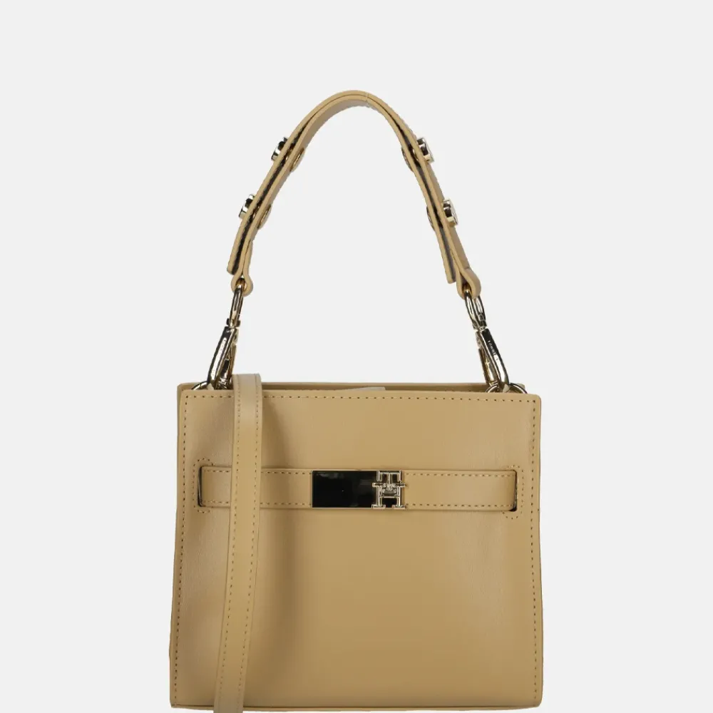 Handtassen^Tommy Hilfiger Heritage satchel handtas mini safari canvas