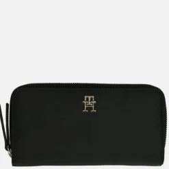 Dames Portemonnees^Tommy Hilfiger Idol ritsportemonnee large black