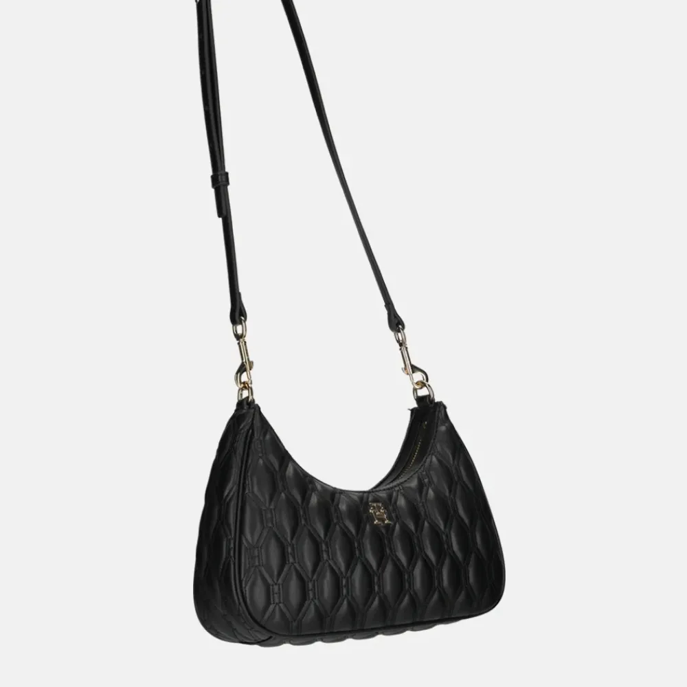 Crossbody Tassen^Tommy Hilfiger Refined crossbody quilted tas black