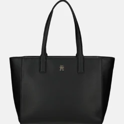 Shoppers^Tommy Hilfiger soft logo tote shopper black