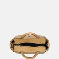 Handtassen^Tommy Hilfiger soft logo mini tote handtas safari canvas