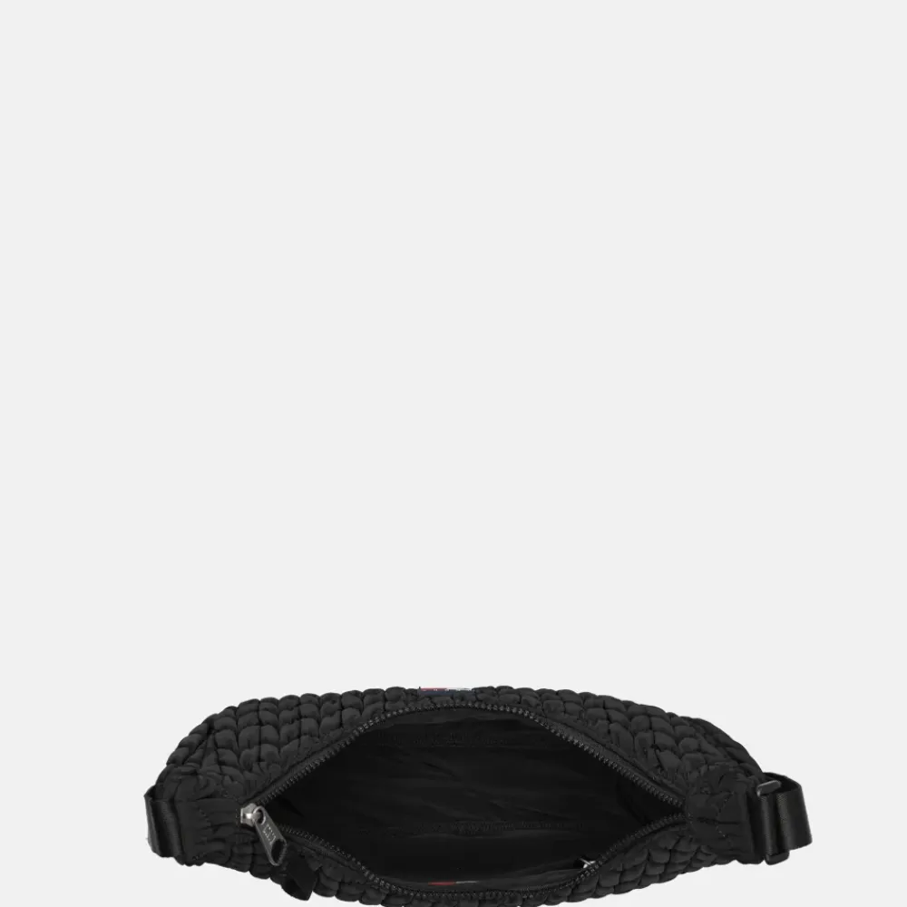 Schoudertassen^Tommy Hilfiger Urban guilted schoudertas black