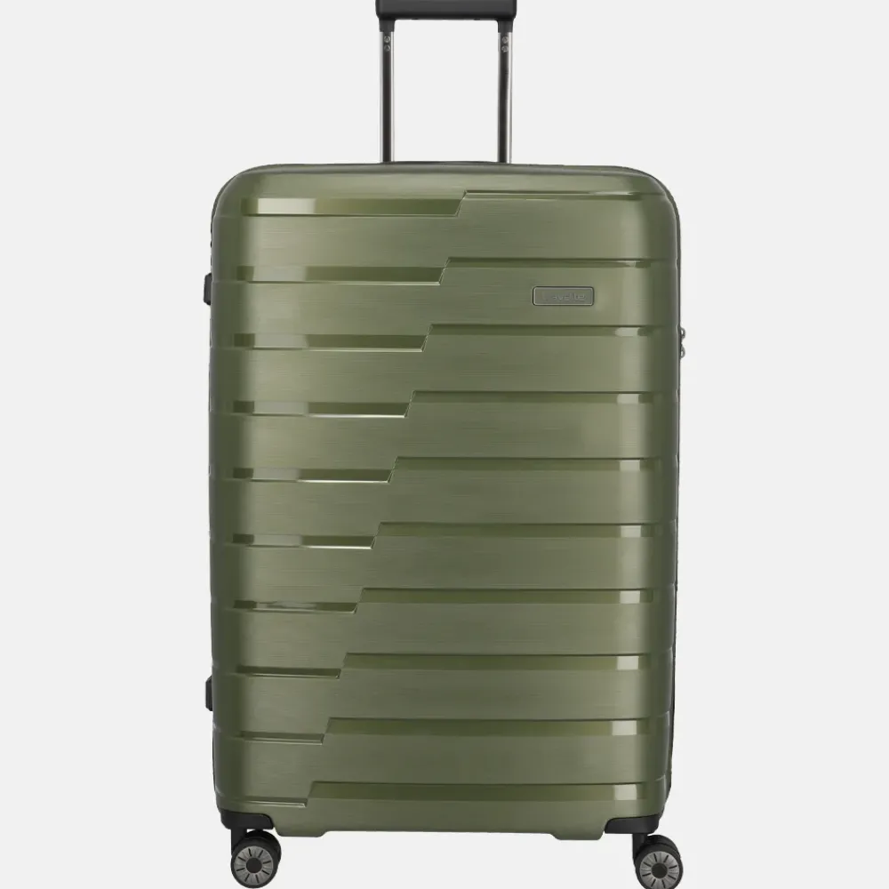 Handbagage Koffers^Travelite Air Base handbagage koffer 77 cm olive