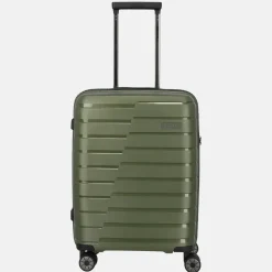 Handbagage Koffers^Travelite Air Base handbagage koffer 55 cm olive