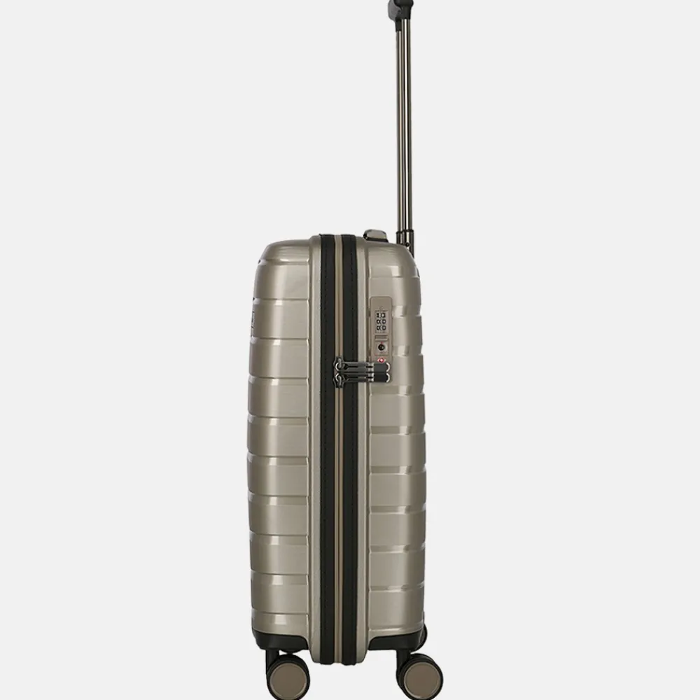 Handbagage Koffers^Travelite Air Base handbagage koffer 55 cm champagne