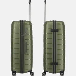 Handbagage Koffers^Travelite Air Base handbagage koffer 77 cm olive
