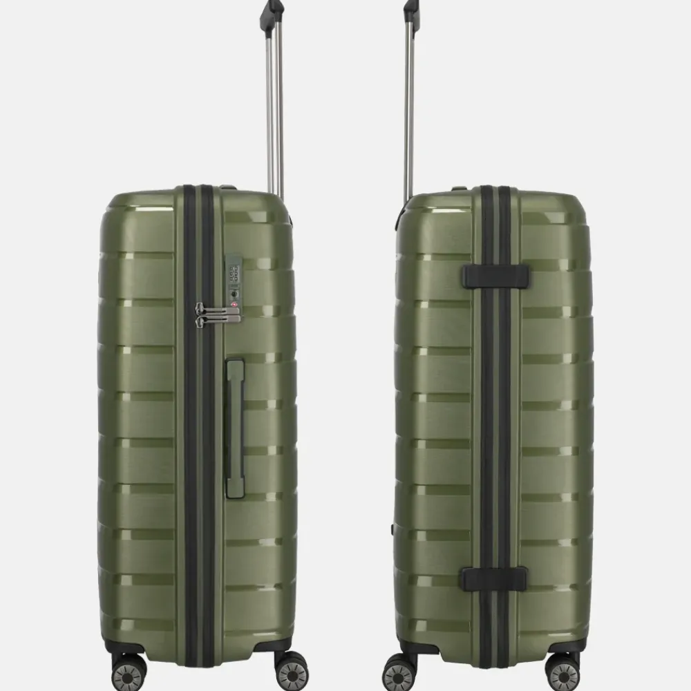 Handbagage Koffers^Travelite Air Base handbagage koffer 77 cm olive