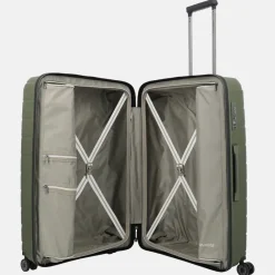 Handbagage Koffers^Travelite Air Base handbagage koffer 77 cm olive