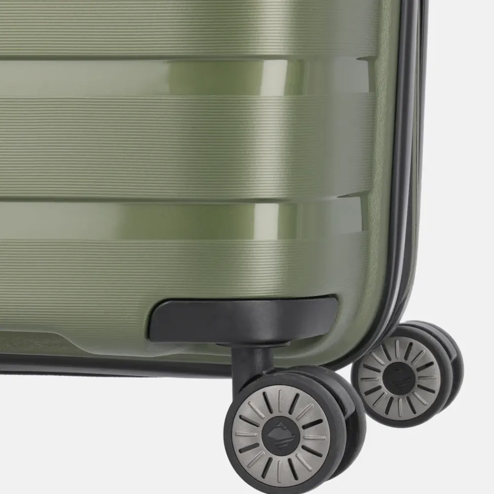 Handbagage Koffers^Travelite Air Base handbagage koffer 77 cm olive