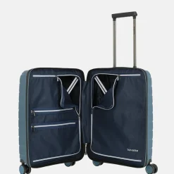 Handbagage Koffers^Travelite Air Base handbagage koffer 55 cm ice blue