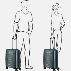 Handbagage Koffers^Travelite Air Base koffer 55 cm ice blue