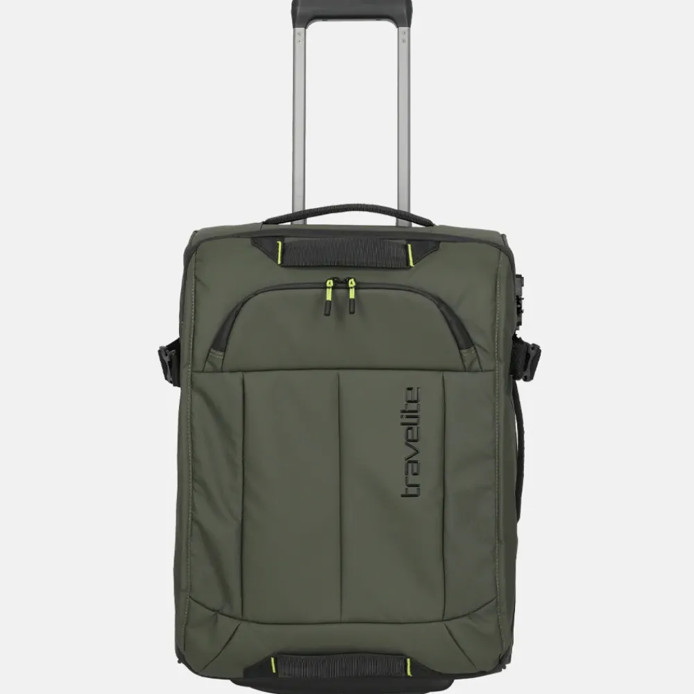 Handbagage Tassen | Reistassen Op Wielen^Travelite Briize reistas op wielen 55 cm khaki