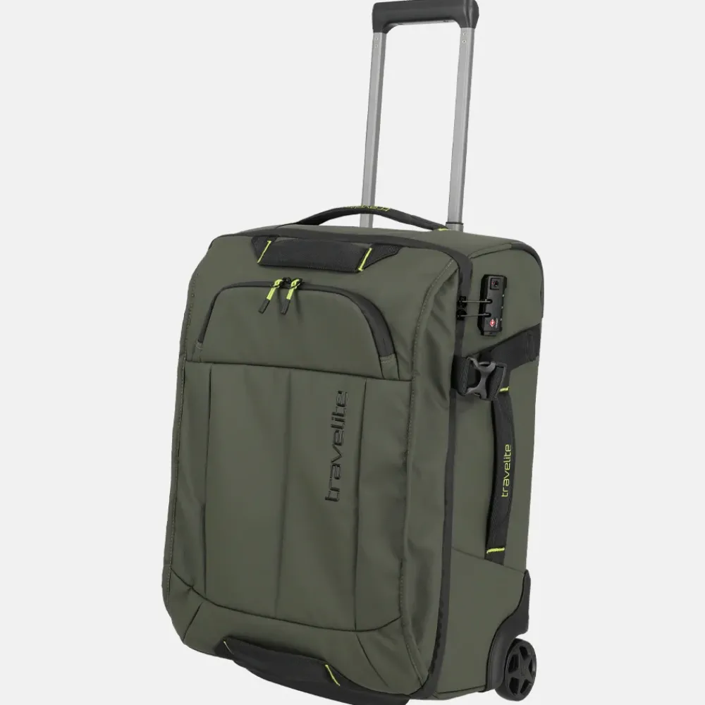 Handbagage Tassen | Reistassen Op Wielen^Travelite Briize reistas op wielen 55 cm khaki