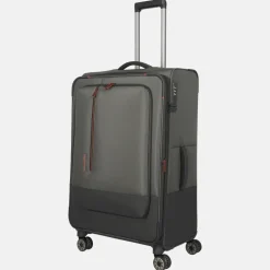 Reiskoffers^Travelite Crosslite 5.0 reiskoffer 77 cm L dark olive