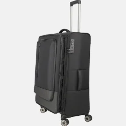 Reiskoffers^Travelite Crosslite 5.0 reiskoffer 77 cm black