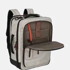Handbagage Tassen | Underseaters^Travelite Crosslite 5.0 underseater rugzak 15 inch beige