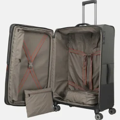 Reiskoffers^Travelite Crosslite reiskoffer 81 cm XL expendable dark olive
