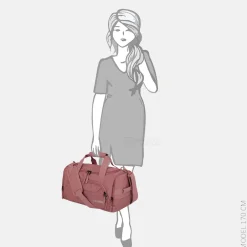 Handbagage Tassen | Weekendtassen^Travelite Duffle Kick Off reistas M rose