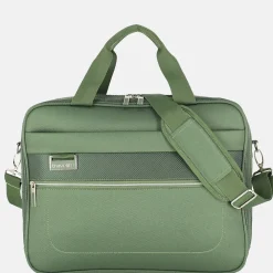 Schoudertassen^Travelite Miigo boardbag green