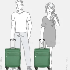 Handbagage Koffers^Travelite Miigo handbagage koffer 55 cm green