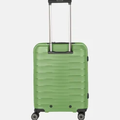 Handbagage Koffers^Travelite Mooby frontpocket handbagage koffer 55 cm green