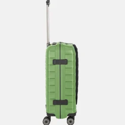 Handbagage Koffers^Travelite Mooby frontpocket handbagage koffer 55 cm green