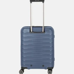 Handbagage Koffers^Travelite Mooby frontpocket handbagage koffer 55 cm blue